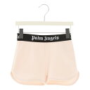 PALM ANGELS パーム・エンジェルス Pink Logo shorts パンツ ガールズ 春夏2022 PGCB002S22FLE00130103010 【関税・送料無料】【ラッピング無料】 ju
