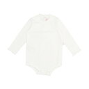 【11/15日 1万円以上1,000円オフ】 IL GUFO イルグッフォ ホワイト White Ruffled bodysuit トップス ベビーガールズ 秋冬2022 MB044M00941010 【関税・送料無料】【ラッピング無料】 ju