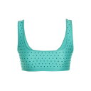 THE ANDAMANE Tシャツ トップス レディース ブルー T-shirts and tops 'Hollywood' top T130727BTJP062TIFFANY Light Blue 関税 送料無料 ラッピング無料 2023SS ju