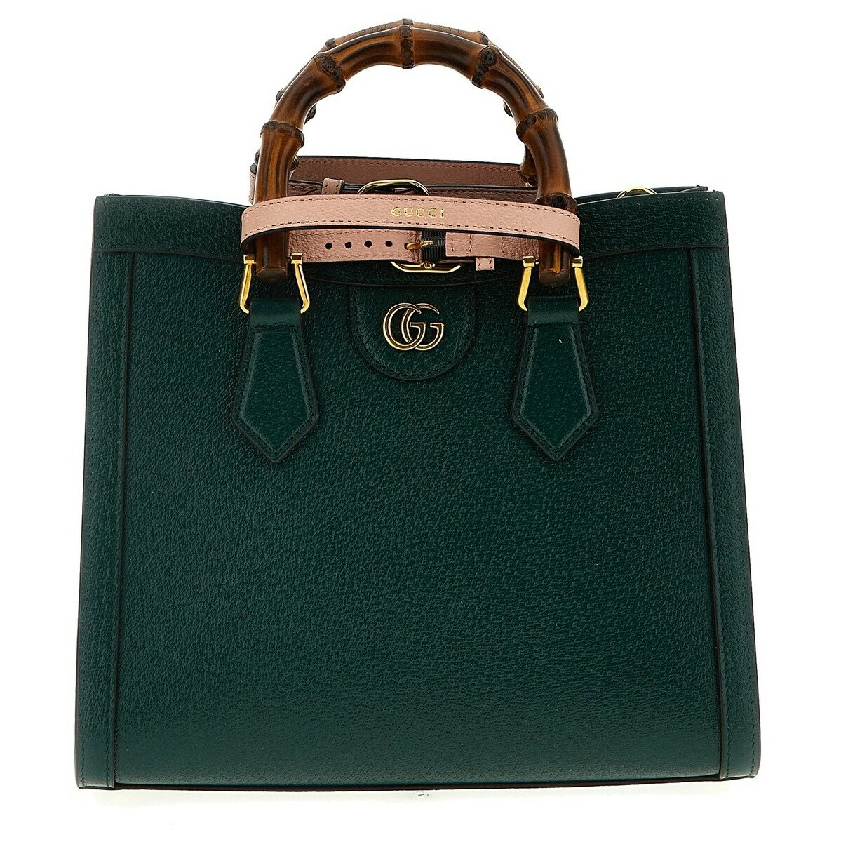 GUCCI グッチ グリーン Green 'Diana' small shopping bag トー ...