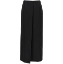 ジバンシィ GIVENCHY スカート レディース ブラック Skirts Long skirt back slit BW40RA14RQ001 Black 関税 送料無料 ラッピング無料 2023AW ju