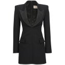 ヴァレンティノ　ドレス 【15,000円以上1,000円OFF!!】 VALENTINO GARAVANI ヴァレンティノ ガラヴァーニ ブラック Black Valentino tuxedo dress ドレス レディース 秋冬2023 3B0VA5Z088J0NO 【関税・送料無料】【ラッピング無料】 ju