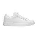 【本日5の付く日ポイント4倍!!】 DOLCE&GABBANA ドルチェ&ガッバーナ ホワイト White 'Portofino' sneakers スニーカー メンズ 春夏2023 CS1772A106580001 【関税・送料無料】【ラッピング無料】 ju