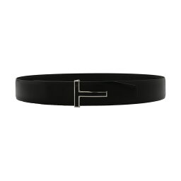 トムフォード TOM FORD トム フォード ブラック Black ‘T’ buckle belt ベルト メンズ 春夏2023 TB247LCL052S1N001 【関税・送料無料】【ラッピング無料】 ju