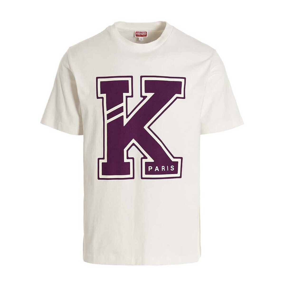KENZO ケンゾー White Logo print T-shirt Tシャツ メンズ 春夏2023 FD55TS4524SY02 【関税・送料無料】【ラッピング無料】 juのサムネイル