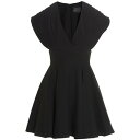 【1000円OFFクーポン配布中!!】 ジョヴァンニ・ベディン GIOVANNI BEDIN ワンピース ドレス レディース ブラック Dresses Plisse detail mini dress 501606TE57429000 Black 関税 送料無料 ラッピング無料 2022AW ju