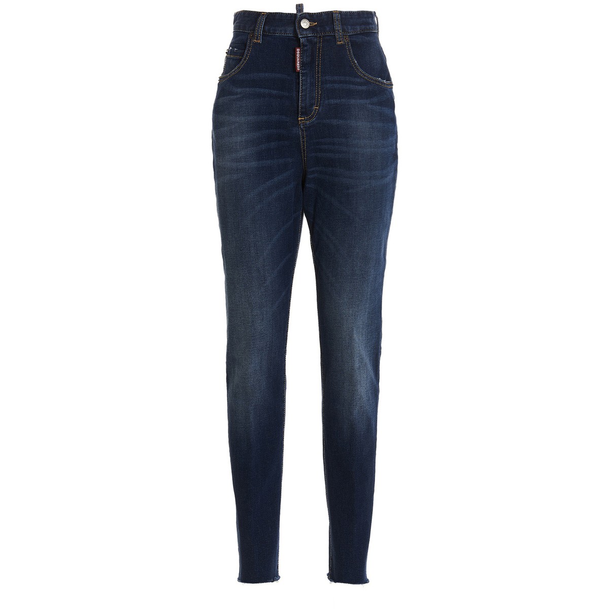 ディースクエアード ジーンズ レディース DSQUARED2 ディースクエアード ブルー Blue 'High Waist Twiggy’ jeans デニム レディース 春夏2023 S72LB0580S30805470 【関税・送料無料】【ラッピング無料】 ju