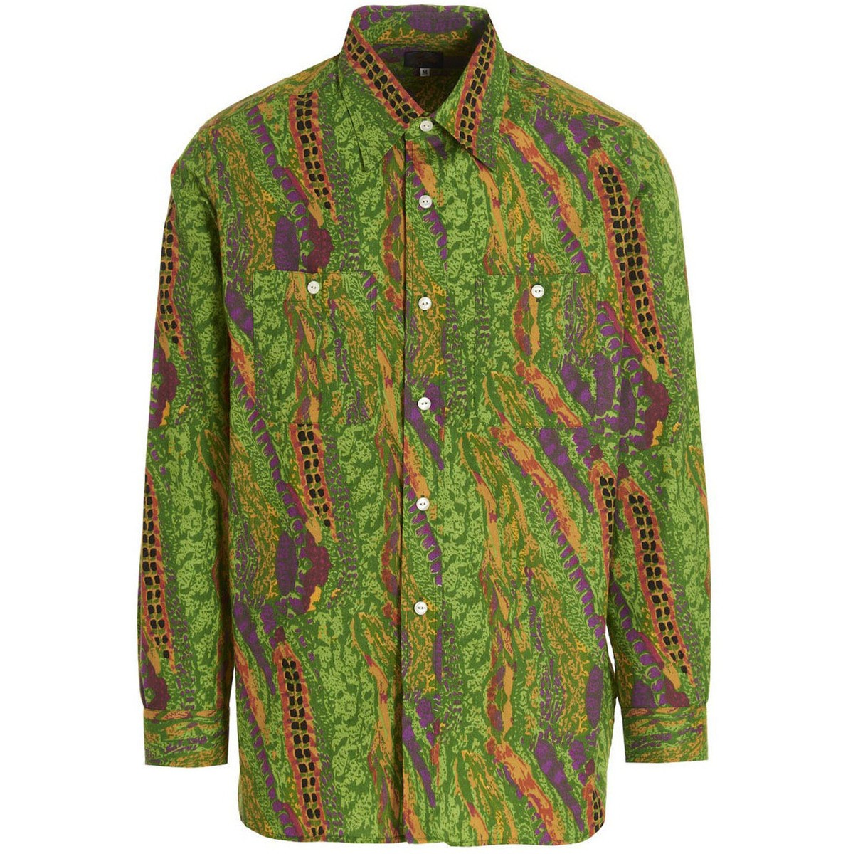NEEDLES ニードルス Green Printed shirt シャツ メンズ 春夏2023 MR247AGREENJUNGLE 【関税・送料無料】【ラッピング無料】 juのサムネイル