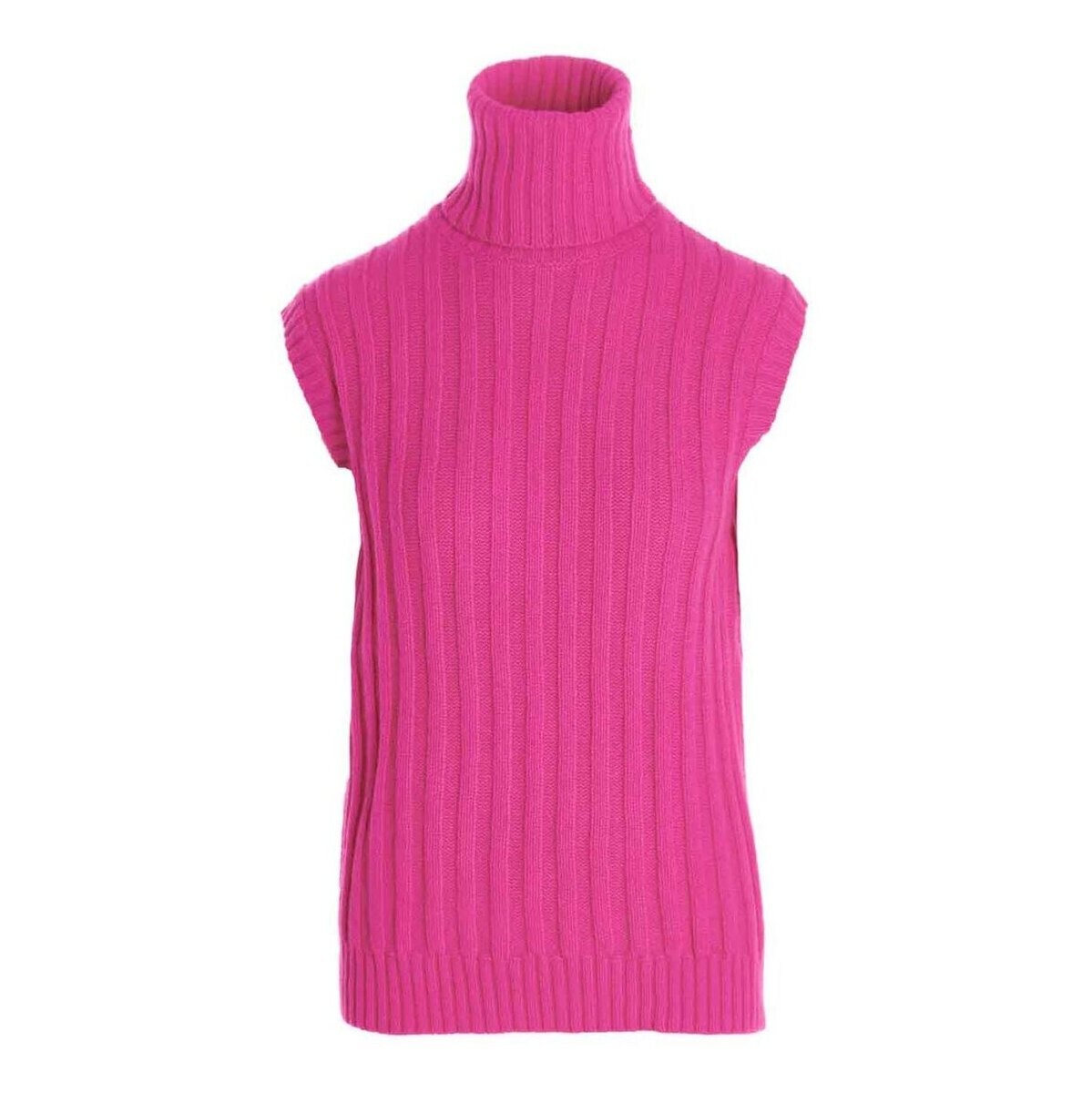 【楽天スーパーSALE対象商品】【3000円OFF!!】 JEJIA ジェジア Fuchsia High neck ribbed vest トップス レディース 秋冬2022 JEJIATURTLEGILETSHOCKPINKWOOL ju