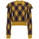 バーバリー セーター レディース BURBERRY バーバリー イエロー Yellow 'Argyle' sweater ニットウェア レディース 秋冬2023 8076945PEAR 【関税・送料無料】【ラッピング無料】 ju