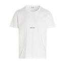 【15,000円以上1,000円OFF 】 SAINT LAURENT PARIS イヴ サンローラン ホワイト White 039 Saint Laurent Rive Gauche 039 T-shirt Tシャツ メンズ 秋冬2023 464572YB2DQ9000 【関税 送料無料】【ラッピング無料】 ju