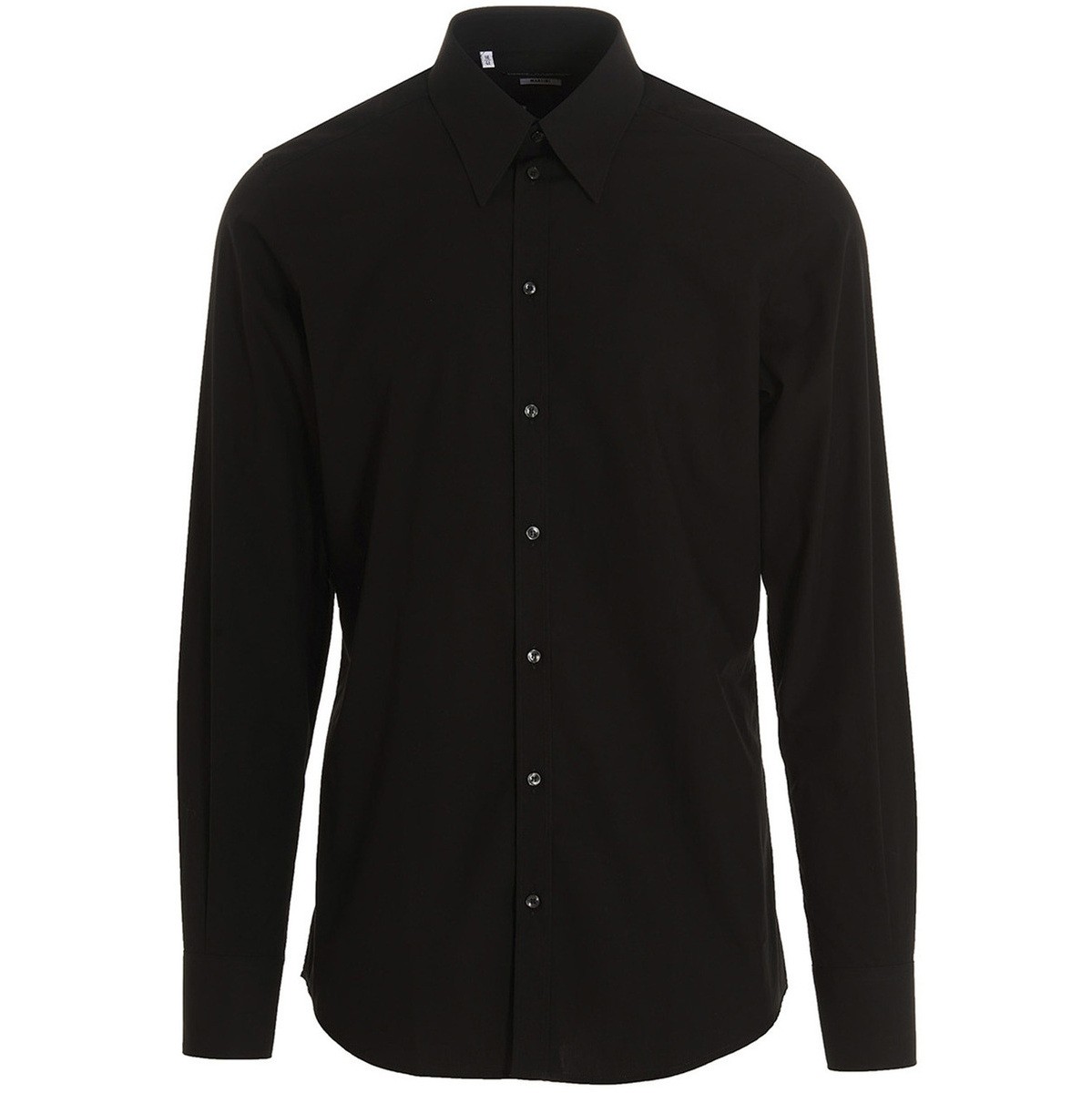 ドルチェ&ガッバーナ 【本日5の付く日ポイント4倍!】 DOLCE&GABBANA ドルチェ&ガッバーナ ブラック Black Poplin shirt シャツ メンズ 春夏2023 G5IX8TFU5T9N0000 【関税・送料無料】【ラッピング無料】 ju