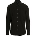 ドルチェ&ガッバーナ 【15,000円以上ご購入で1,000円OFF！】 DOLCE&GABBANA ドルチェ&ガッバーナ ブラック Black Poplin shirt シャツ メンズ 春夏2023 G5IX8TFU5T9N0000 【関税・送料無料】【ラッピング無料】 ju