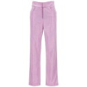 【1000円OFFクーポン配布中!!】 ジウゼッペディモラビト GIUSEPPE DI MORABITO ズボン パンツ レディース ピンク Trousers all-over crystal pants 061PAC23762 Pink 関税 送料無料 ラッピング無料 2023SS ju