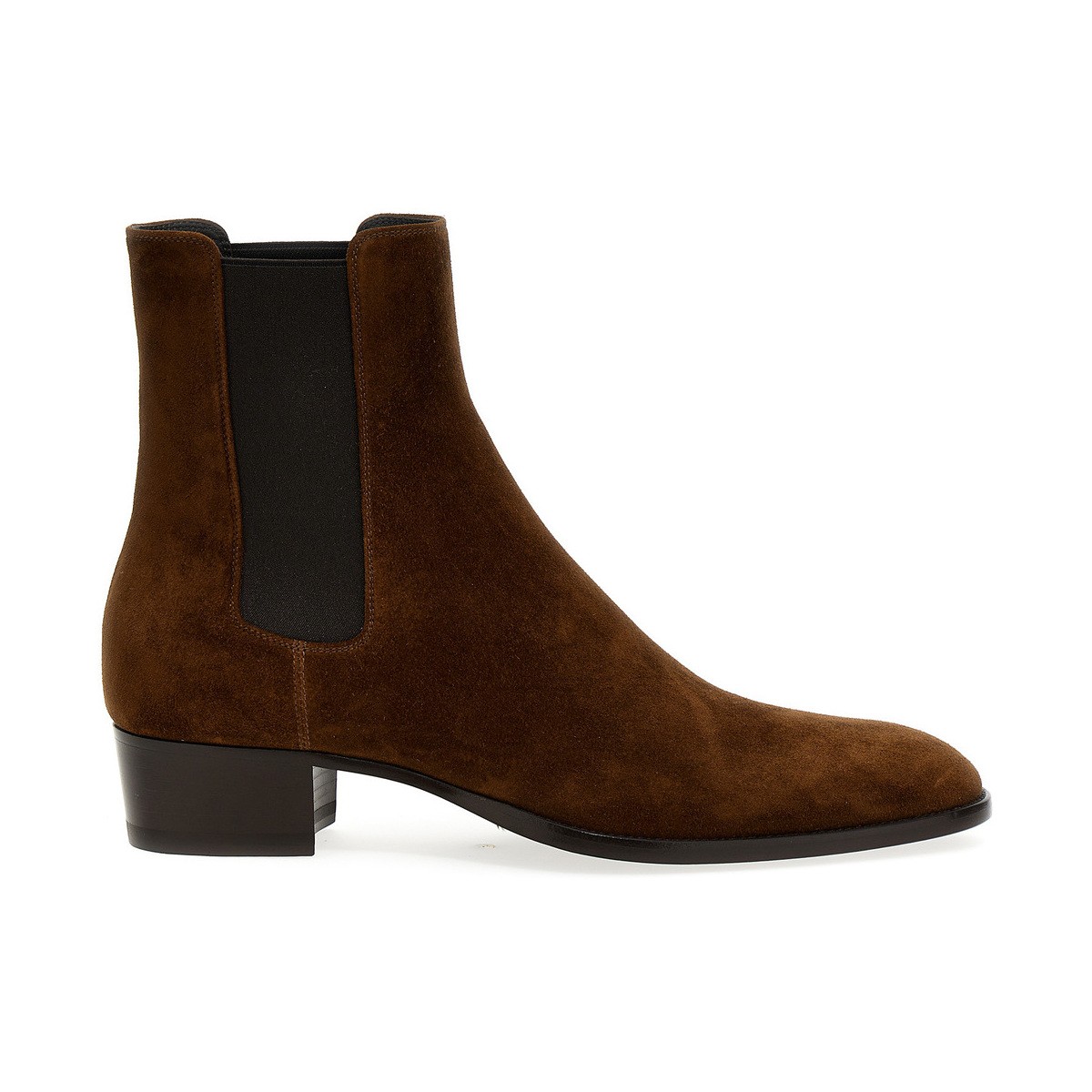 サンローラン サイドゴアブーツ メンズ SAINT LAURENT PARIS イヴ サンローラン ブラウン Brown 'Wyatt’ Chelsea boots ブーツ メンズ 春夏2023 6341940LI002330 【関税・送料無料】【ラッピング無料】 ju