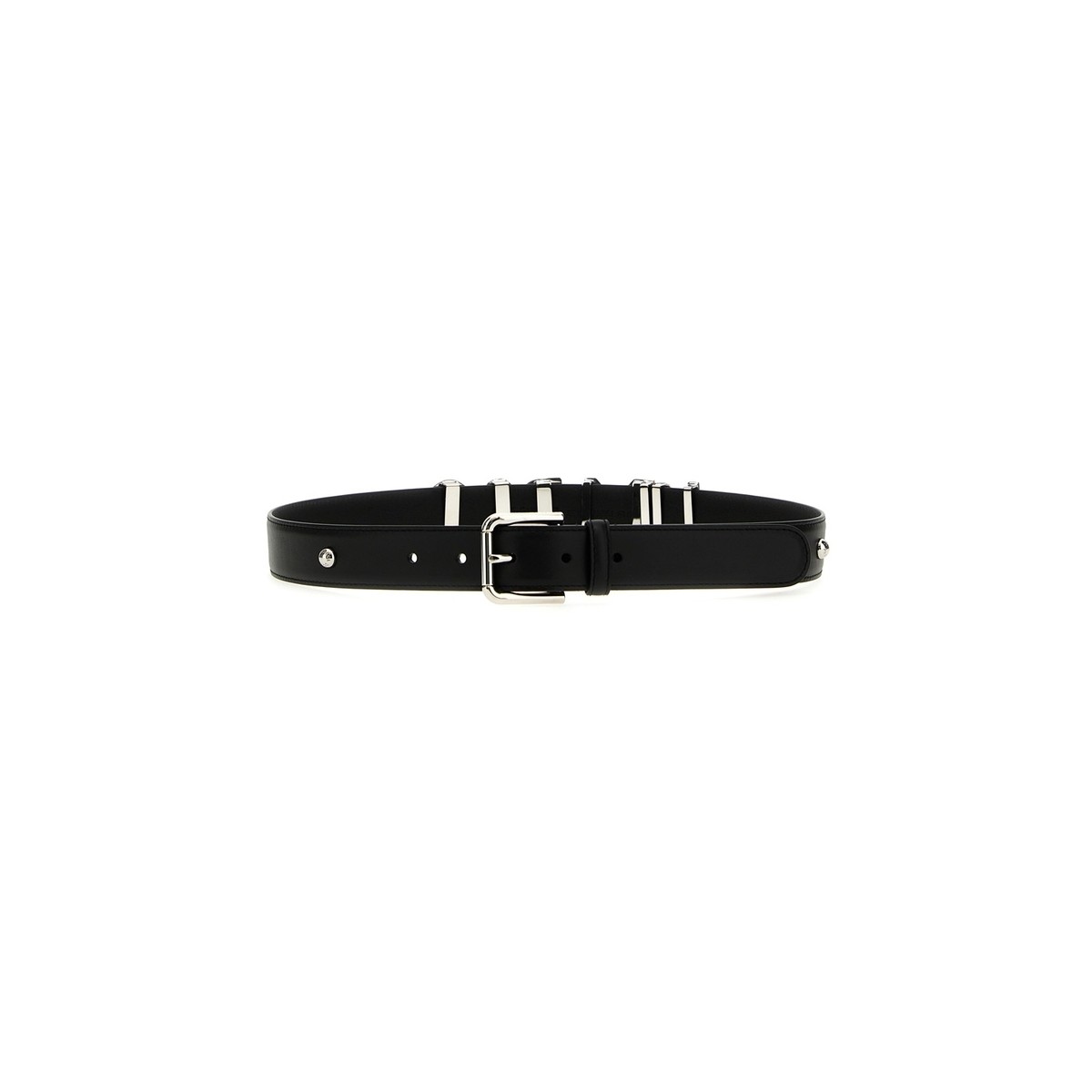 ドルガバ ベルト（レディース） 【本日0のつく日ポイント4倍！】 DOLCE&GABBANA ドルチェ&ガッバーナ ブラック Black 'Kim D&G' belt ベルト レディース 春夏2023 BE1599AM68187653 【関税・送料無料】【ラッピング無料】 ju