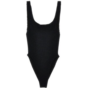 フンザ ジー HUNZA G 水着 スイムウェア レディース ブラック Swimwear Costume intero 'Square Neck' SQUARENECKSWIMBLACK Black 関税 送料無料 ラッピング無料 2025AW ju