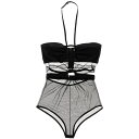 ネンシドジョカ NENSI DOJAKA アンダーウェア レディース ブラック Underwear 'Ring' bodysuit NDSS23TOP039BLACK Black 関税 送料無料 ラッピング無料 2023SS ju