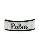 パーム エンジェルス PALM ANGELS ジュエリー レディース ホワイト Jewelry 'Palm Beads' bracelet PWOA019S23MAT00401100110 White/Black 関税 送料無料 ラッピング無料 2023SS ju