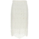 【15,000円以上ご購入で1,000円OFF！】 BURBERRY バーバリー ホワイト White Lace skirt スカート レディース 春夏2023 8067787OPTICWHITE 【関税・送料無料】【ラッピング無料】 ju