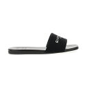 【15,000円以上ご購入で1,000円OFF！】 GIVENCHY ジバンシィ ホワイト White/Black '4G' slides サンダル レディース 春夏2023 BE306FE1PU001 【関税・送料無料】【ラッピング無料】 ju