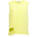 JIL SANDER ジル サンダー イエロー Yellow Destroyed chenille vest ベスト メンズ 春夏2023 J21NC0101J18271739 【関税・送料無料】【ラッピング無料】 ju