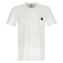 DOLCE&GABBANA ドルチェ&ガッバーナ ホワイト White Logo embroidered T-shirt アンダーウェア メンズ 秋冬2023 M8C03JONN94W0800 【関税・送料無料】【ラッピング無料】 ju