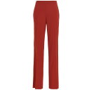 【本日ポイント4倍!!】 フェラガモ FERRAGAMO ズボン パンツ レディース レッド Trousers Straight pants with pleat 0761716RED Red 関税 送料無料 ラッピング無料 2023SS ju
