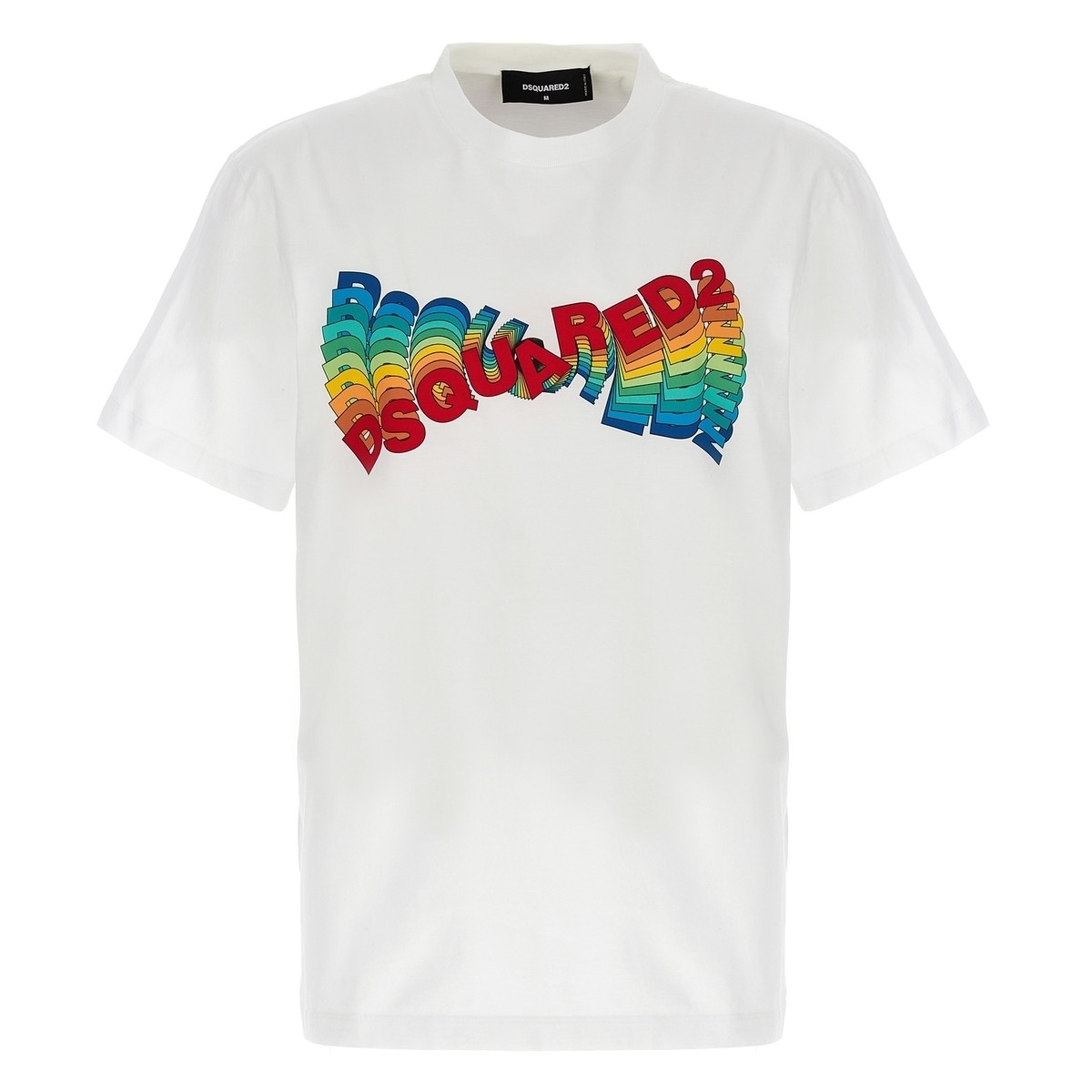 DSQUARED2 ǥ ۥ磻 White T-shirt 'Regular Fit' T  2023 S74GD1190S23009100 ڴǡ̵ۡڥåԥ̵ ju