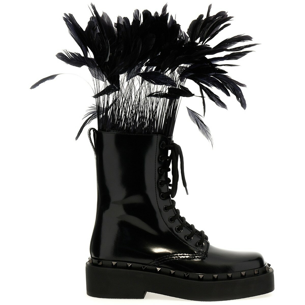 VALENTINO GARAVANI ヴァレンティノ ガラヴァーニ ブラック Black Valentino Garavani 'Rockstud M-Way' boots ブーツ レディース 秋冬2023 3W0S0HZ3UCV0NO 【関税・送料無料】【ラッピング無料】 ju