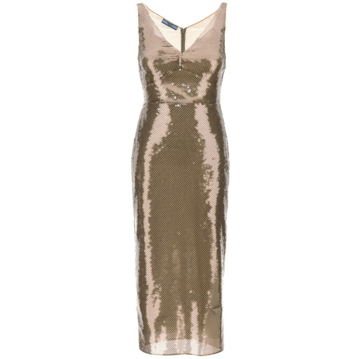 PRADA プラダ グレー Gray Sequin dress ドレス レディース 春夏2024 P3L12RSOOO13YFF0164 【関税・送料無料】【ラッピング無料】 ju