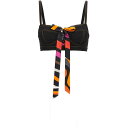 EMILIO PUCCI エミリオ プッチ ブラック Black Pattern knot crop top トップス レディース 秋冬2023 3RRM803R600999 【関税・送料無料】【ラッピング無料】 ju