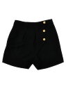 バルマン BALMAIN ショートパンツ パンツ ショーツ ガールズ ブラック Shorts Logo buttons shorts BU6C79I0192930OR Black 関税 送料無料 ラッピング無料 2024SS ju