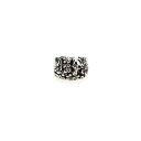 【15,000円以上1,000円OFF!!】 ALEXANDER MCQUEEN アレキサンダー マックイーン シルバー Silver Floral Skull ring ジュエリー メンズ 秋冬2023 748204J160Y0446 【関税・送料無料】【ラッピング無料】 ju