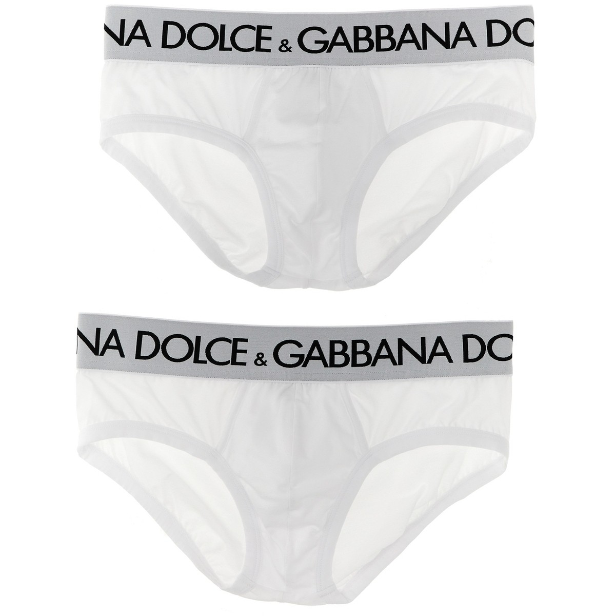 ドルチェ&ガッバーナ 【本日5の付く日ポイント4倍!】 DOLCE&GABBANA ドルチェ&ガッバーナ ホワイト White Brando 2-pack briefs アンダーウェア メンズ 秋冬2023 M9D69JONN97W0800 【関税・送料無料】【ラッピング無料】 ju