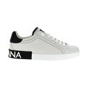 【1000円OFFクーポン配布中!】 ドルチェ&ガッバーナ DOLCE&GABBANA スニーカー メンズ ホワイト Sneakers Portofino sneakers CS2216AH52689697 White/Black 関税 送料無料 ラッピング無料 2023AW ju