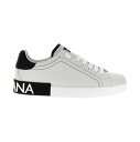 DOLCE&GABBANA ドルチェ&ガッバーナ ホワイト White/Black Portofino sneakers スニーカー メンズ 秋冬2023 CS2216AH52689697 【関税・送料無料】【ラッピング無料】 ju