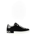 DOLCE&GABBANA ドルチェ&ガッバーナ ブラック Black Portofino sneakers スニーカー メンズ 秋冬2023 CS2216AH5278B979 【関税・送料無料】【ラッピング無料】 ju