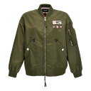 【15,000円以上ご購入で1,000円OFF！】 DSQUARED2 ディースクエアード グリーン Green Classic bomber jacket コート レディース 秋冬2023 S75AM0995S78094727 【関税・送料無料】【ラッピング無料】 ju