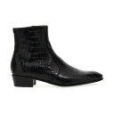 LIDFORT リドフォルト ブラック Black 'Louisiana' ankle boots ブーツ メンズ 秋冬2023 559LUISIANANERO 【関税・送料無料】【ラッピング無料】 ju