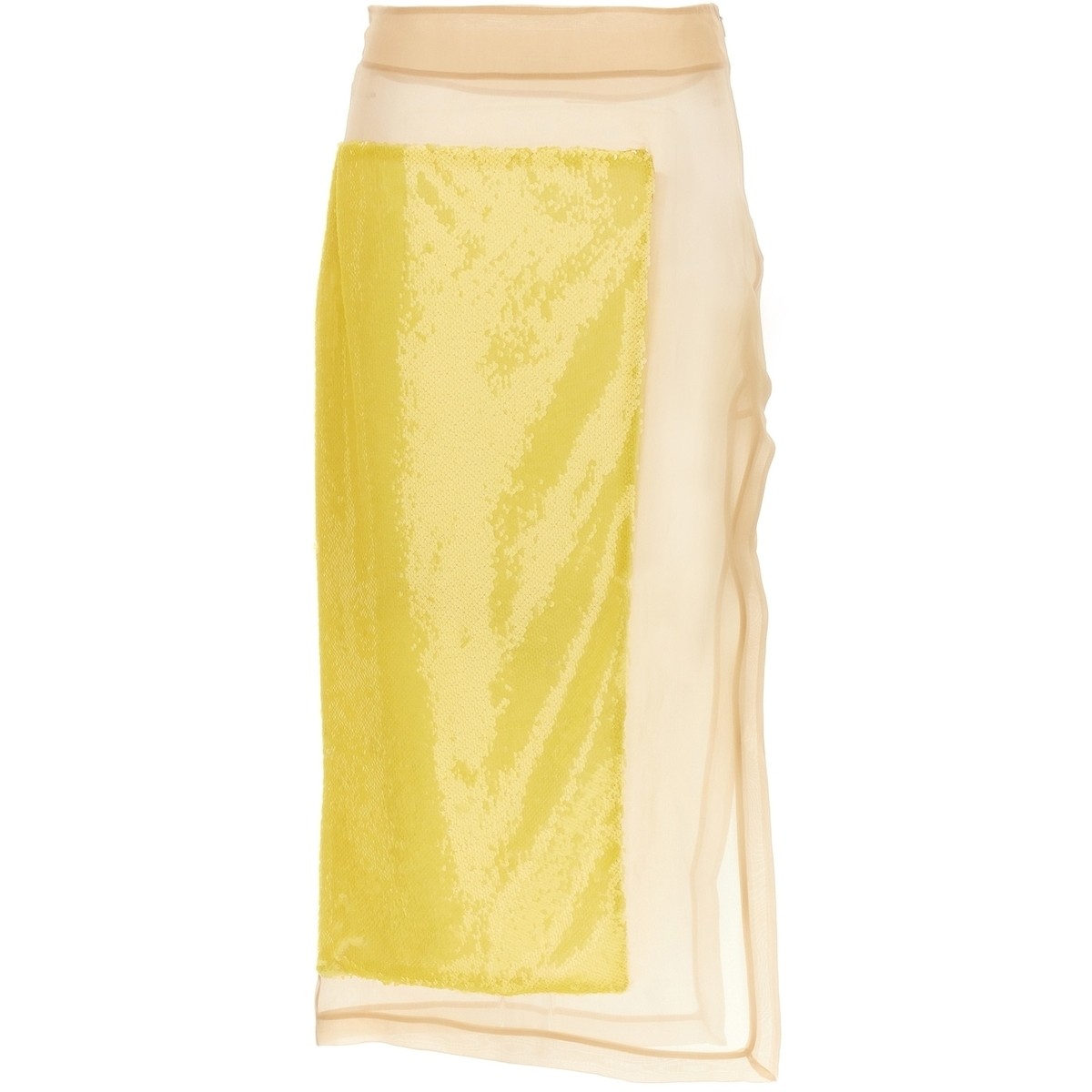 AWAKE MODE ⡼  Yellow Sequin long skirt  ǥ 2023 S05GT14BEIGEYELLOW ڴǡ̵ۡڥåԥ̵ ju