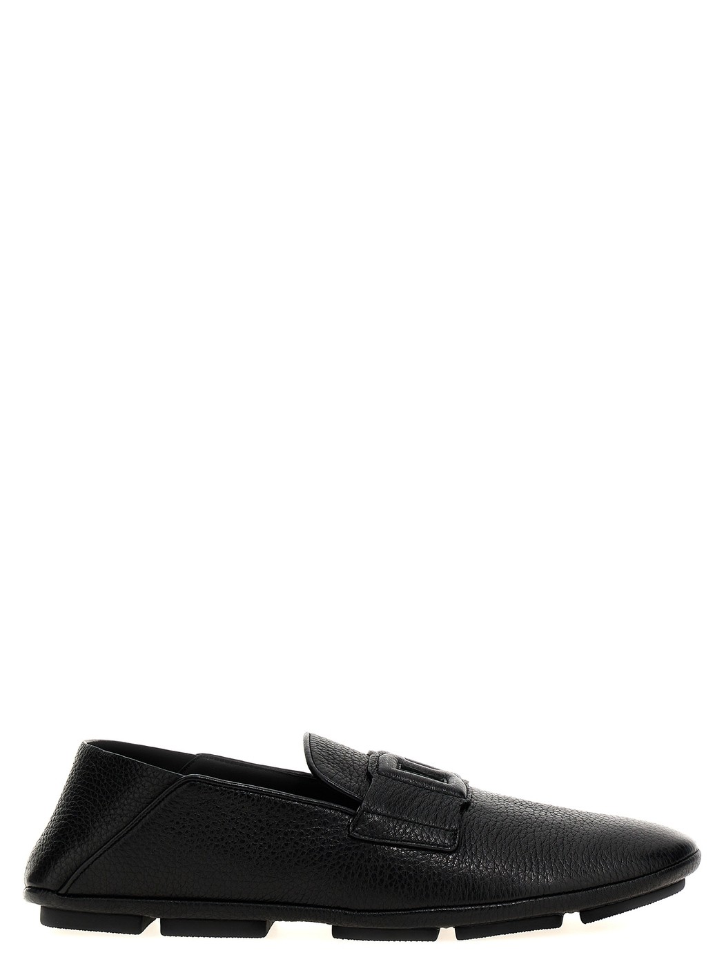 【土日限定クーポン配布中！】 DOLCE&GABBANA ドルチェ&ガッバーナ ブラック Black 'Driver' loafers ローファー メンズ 春夏2024 A50583A803480999 【関税・送料無料】【ラッピング無料】 ju