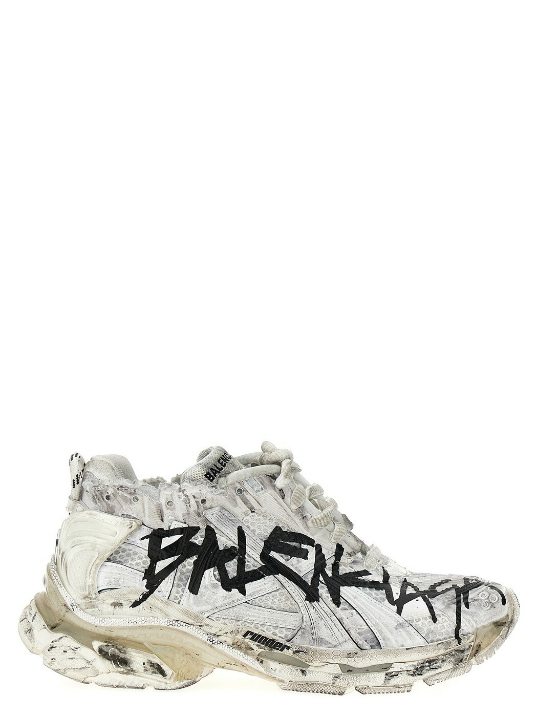 BALENCIAGA バレンシアガ ホワイト White/Black 'Runner Graffiti' sneakers スニーカー レディース 春夏2024 772767W3RBQ9010 【関税・送料無料】【ラッピング無料】 ju