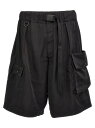 【15,000円以上1,000円OFF!!】 Y-3 ワイスリー ブラック Black 'Nyl Twill' bermuda shorts ショーツ メンズ 春夏2024 IN8755BLACK 【関税・送料無料】【ラッピング無料】 ju