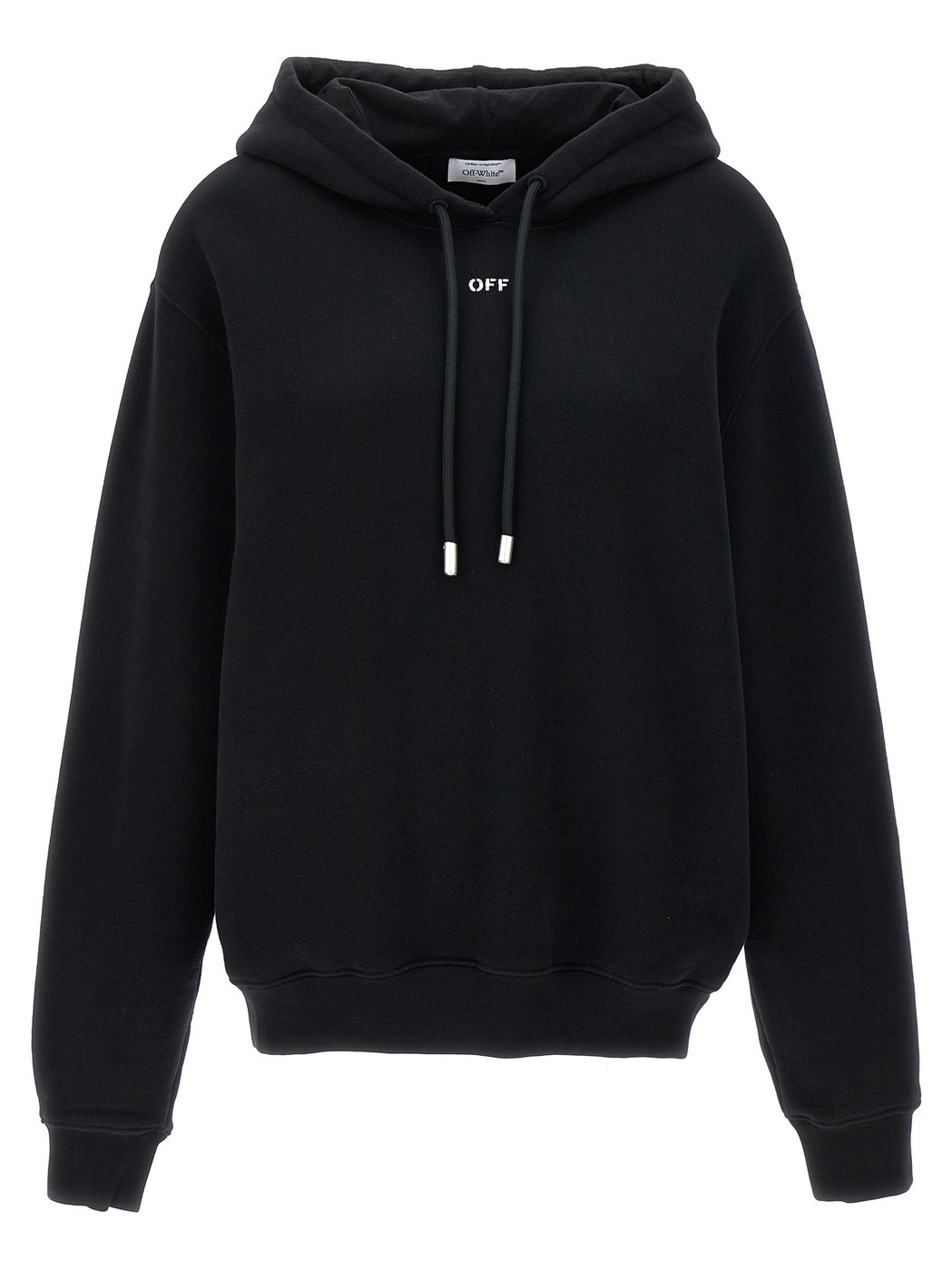 【5のつく日は全商品ポイント4倍】 OFF WHITE オフホワイト ブラック Black 'Diag Embr' hoodie トレーナー レディース 春夏2024 OWBB035S24FLE00710101010 【関税・送料無料】【ラッピング無料】 ju