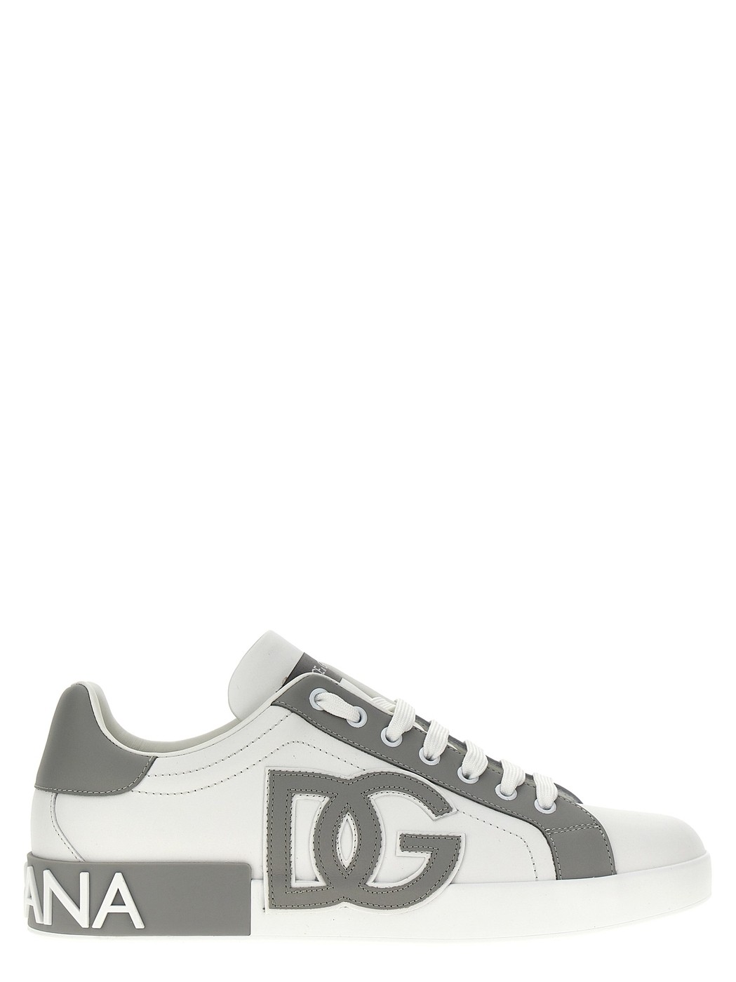 【土日限定クーポン配布中！】 DOLCE&GABBANA ドルチェ&ガッバーナ グレー Gray 'Portofino' sneakers スニーカー メンズ 春夏2024 CS1772AT38989642 【関税・送料無料】【ラッピング無料】 ju