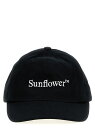 【15,000円以上1,000円OFF!!】 SUNFLOWER サンフラワー ブラック Black Logo embroidery cap 帽子 メンズ 春夏2024 8020BLACK 【関税・送料無料】【ラッピング無料】 ju