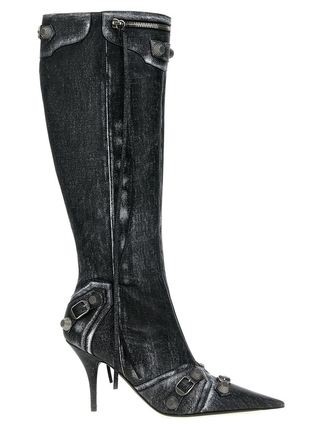 【土日限定クーポン配布中！】 BALENCIAGA バレンシアガ ブラック Black 'Cagole' boots ブーツ レディース 春夏2024 771231WBMA21090 【関税・送料無料】【ラッピング無料】 ju