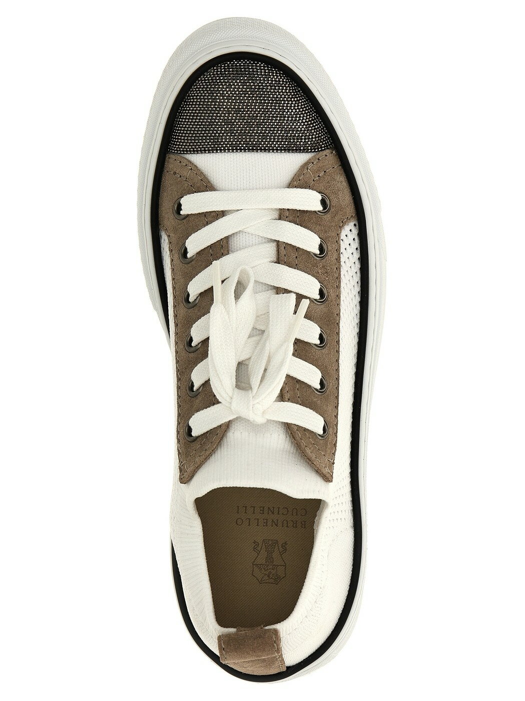 BRUNELLO CUCINELLI ブルネロクチネリ ホワイト White 'Monile' sneakers スニーカー レディース 春夏2024 MZ49G2650C001 【関税・送料無料】【ラッピング無料】 ju