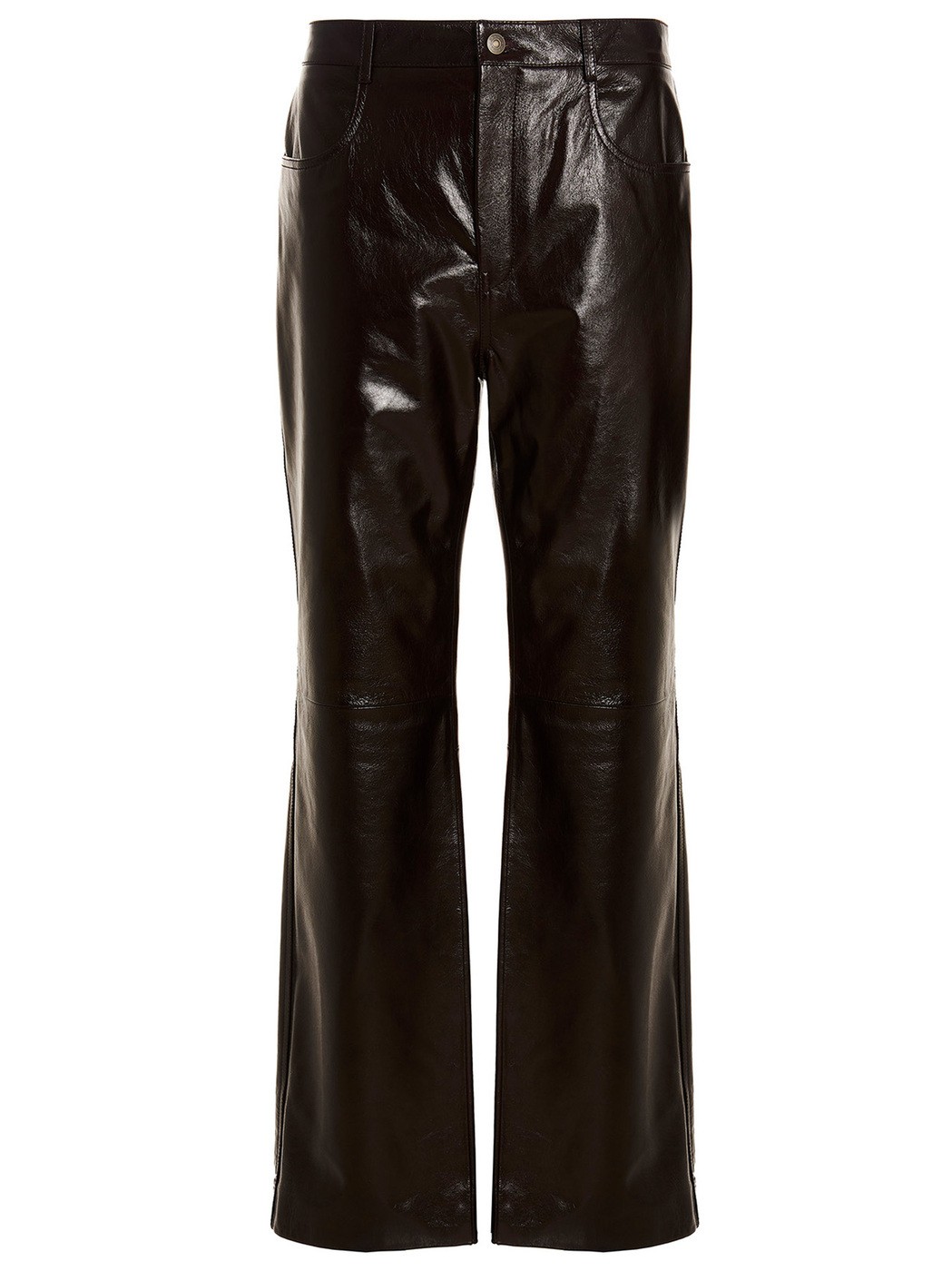 GUCCI グッチ ブラウン Brown Leather pants パンツ メンズ 春夏2023 713493XNATO6275 【関税・送料無料】【ラッピング無料】 ju
